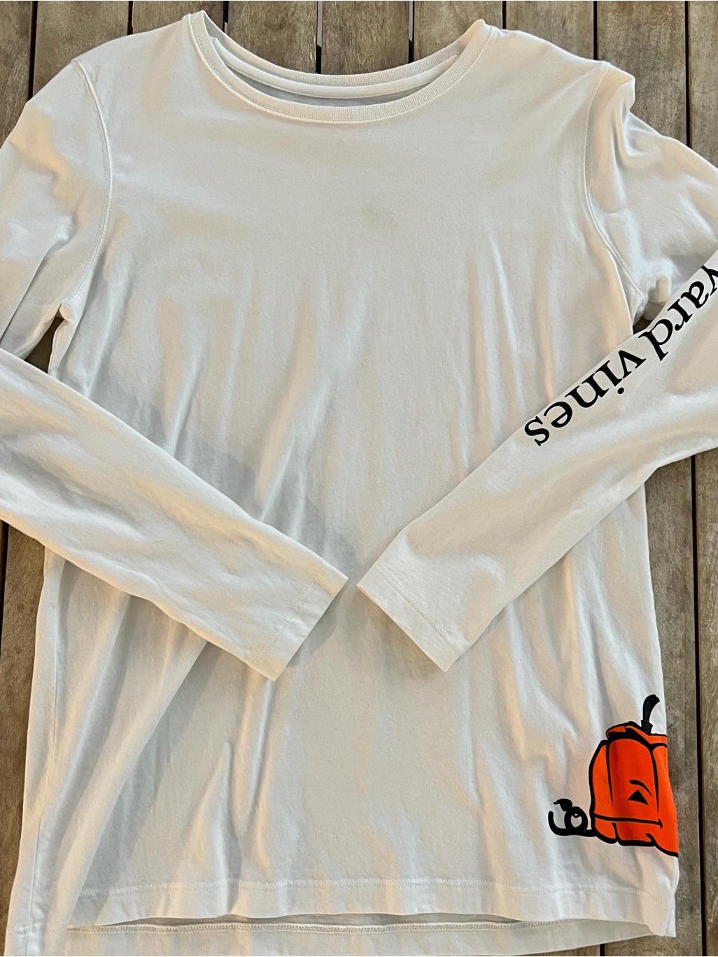 Rare Vineyard Vines Halloween Pumpkin Whale Long Sleeve